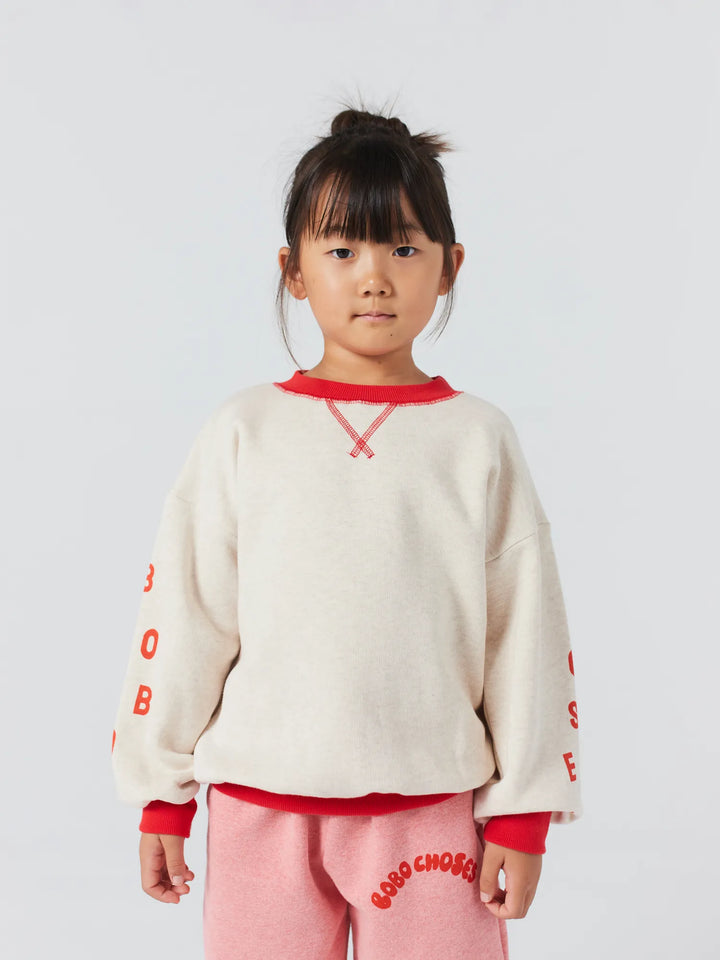 Bobo Choses color block 스웨트셔츠