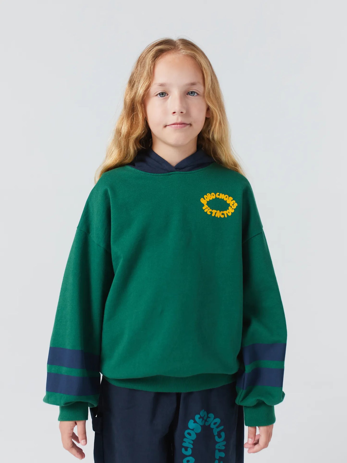 Tic Tac Toe color block hoodie