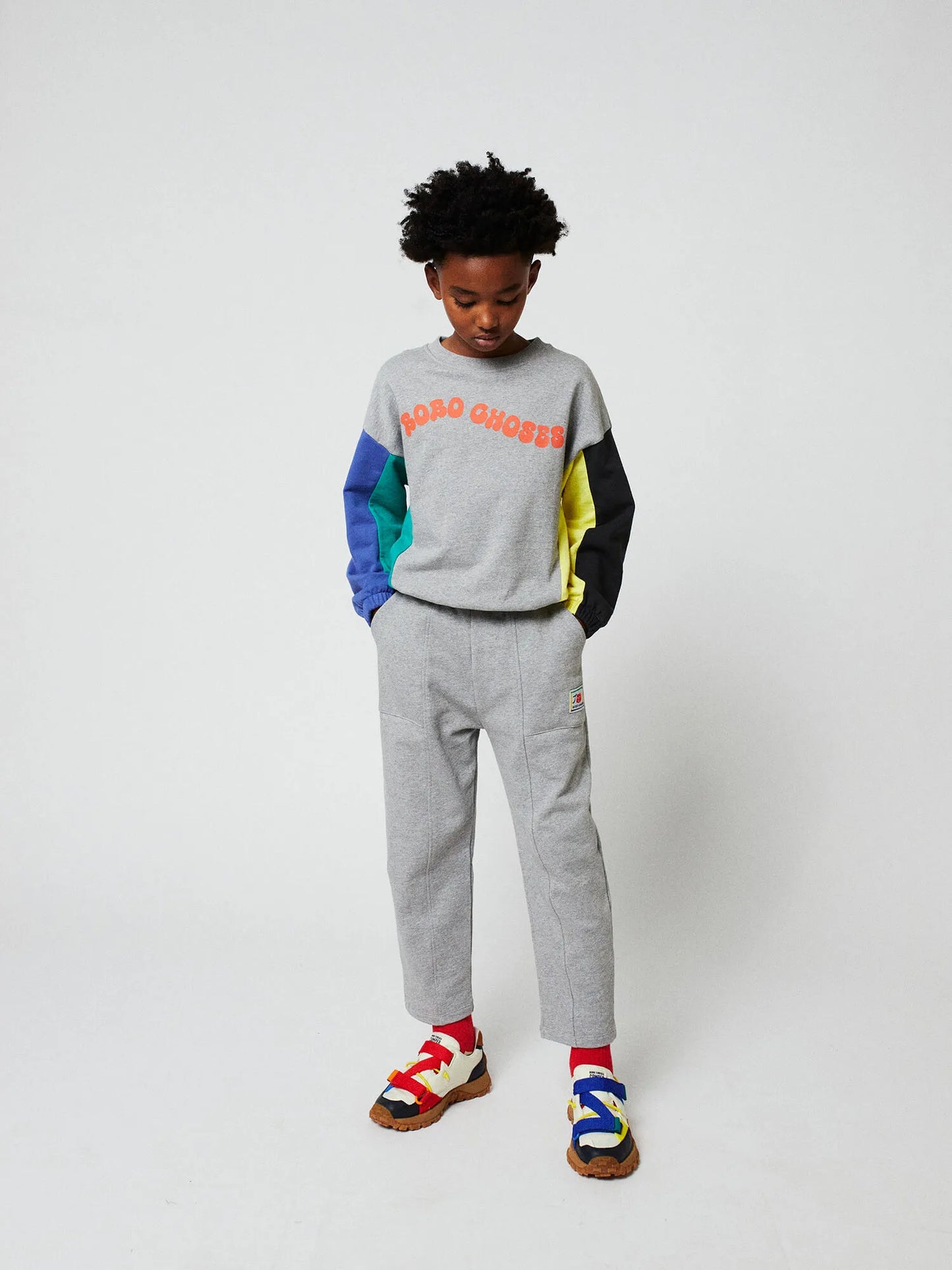 Wavy Bobo Choses color block sweatshirt