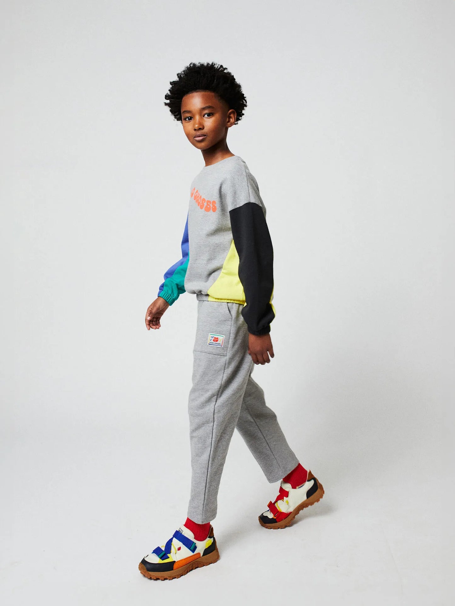 Wavy Bobo Choses color block sweatshirt