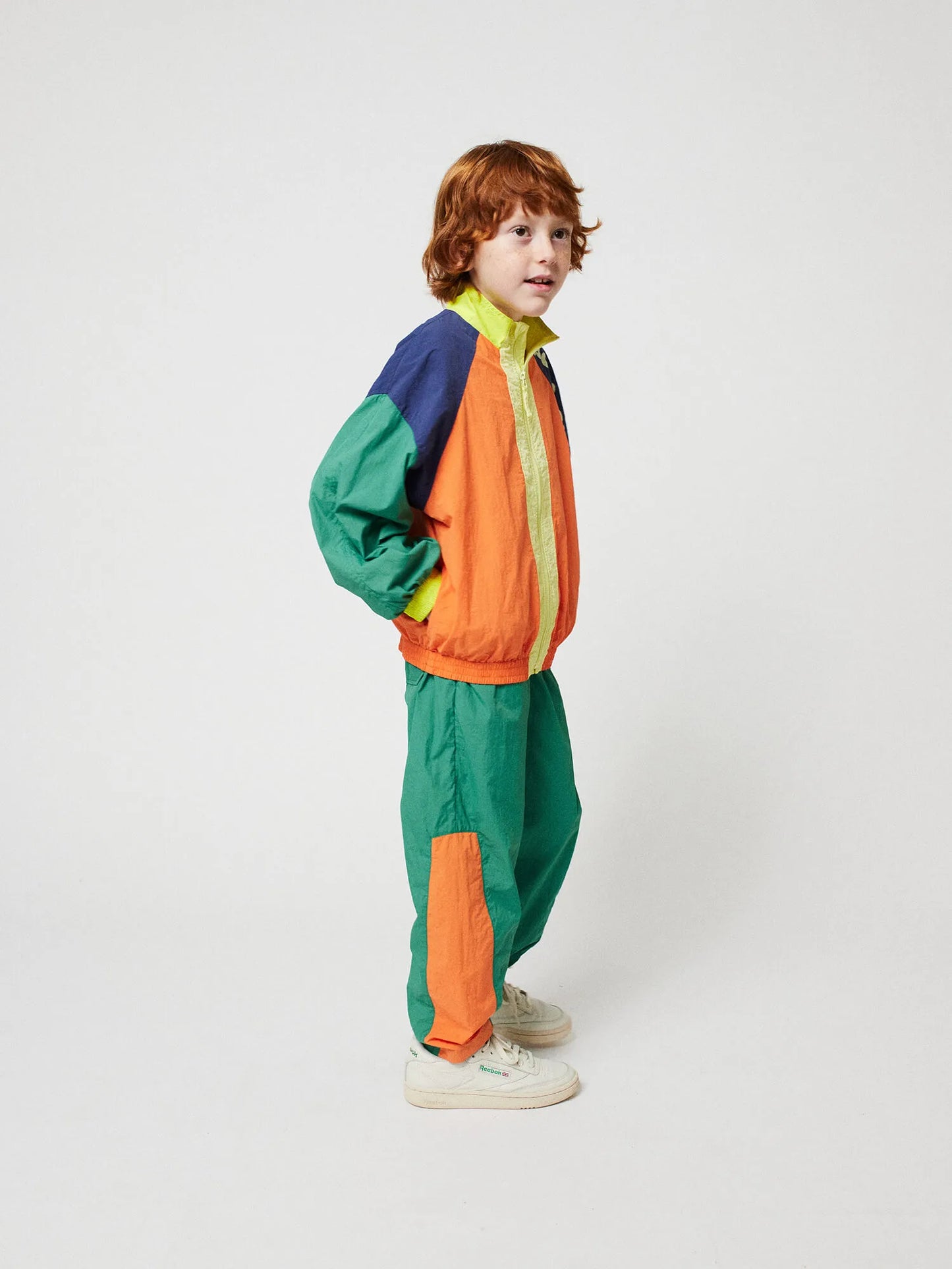 Wavy Bobo Choses color block tracksuit jacket