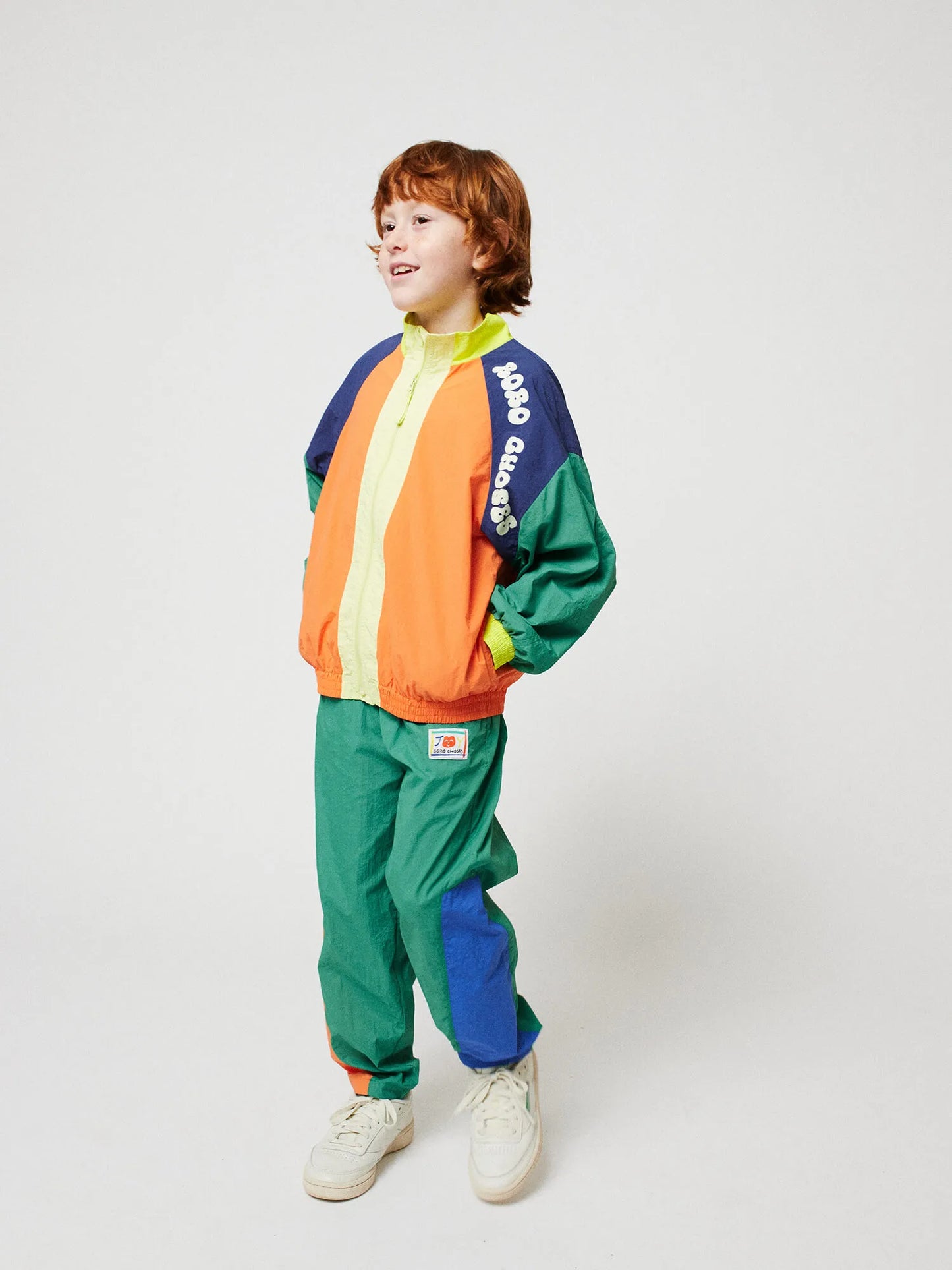 Wavy Bobo Choses color block tracksuit jacket