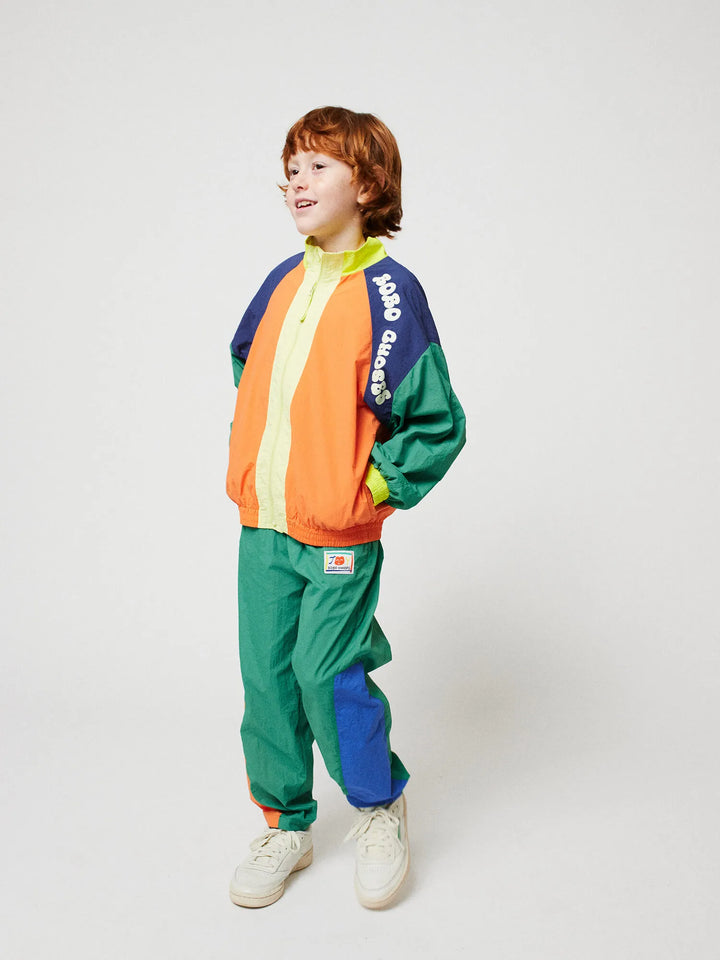 Wavy Bobo Choses 컬러 블록 트랙수트 재킷