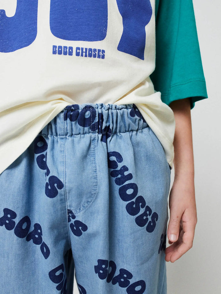Wavy Bobo Choses all over light denim pants