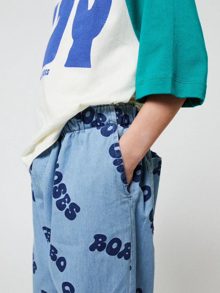 Wavy Bobo Choses all over light denim pants