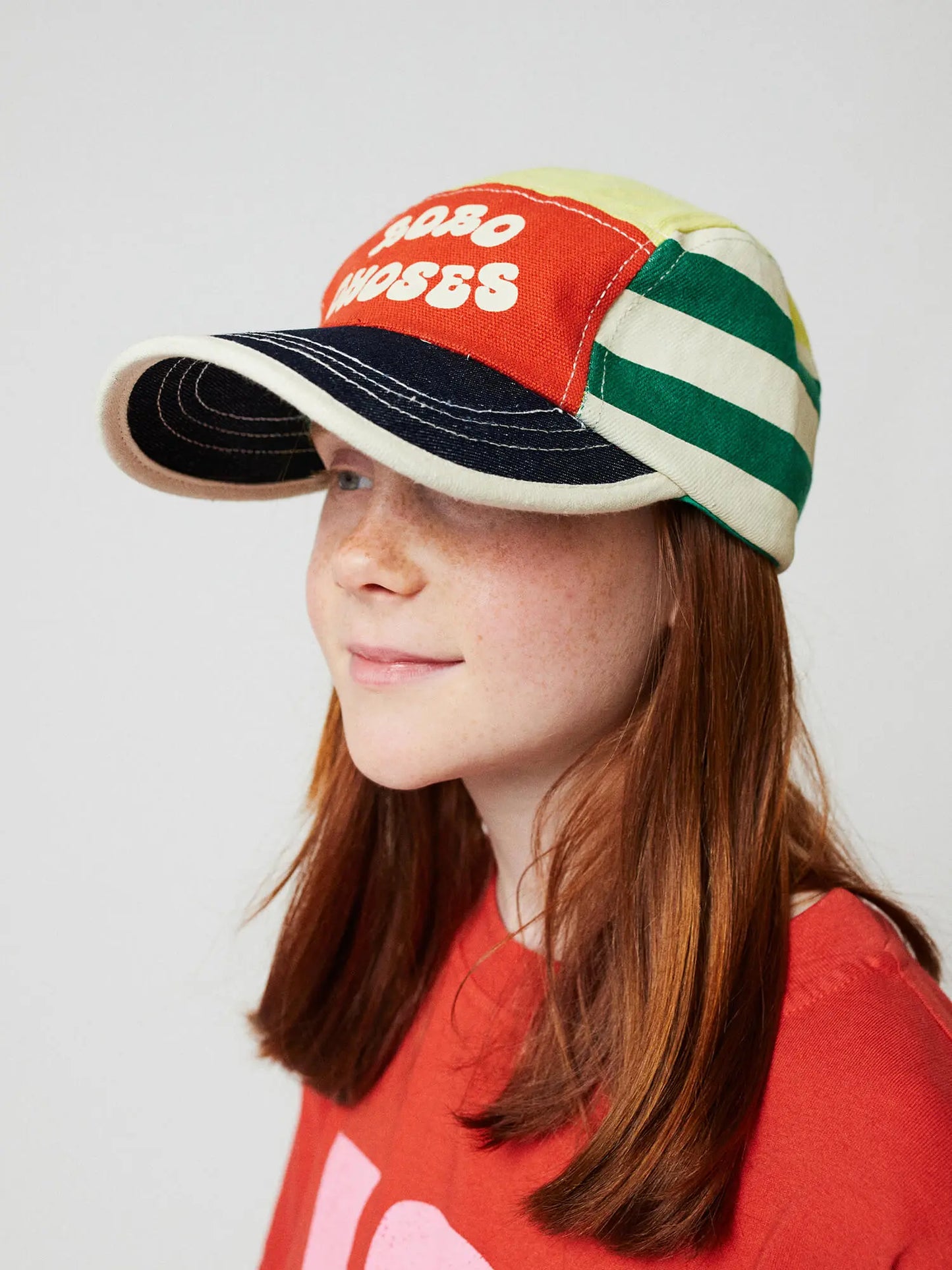 Bobo Choses color block stripes cap