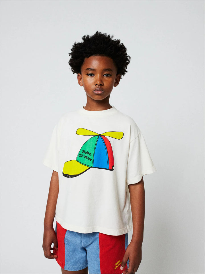 Flying cap T-shirt