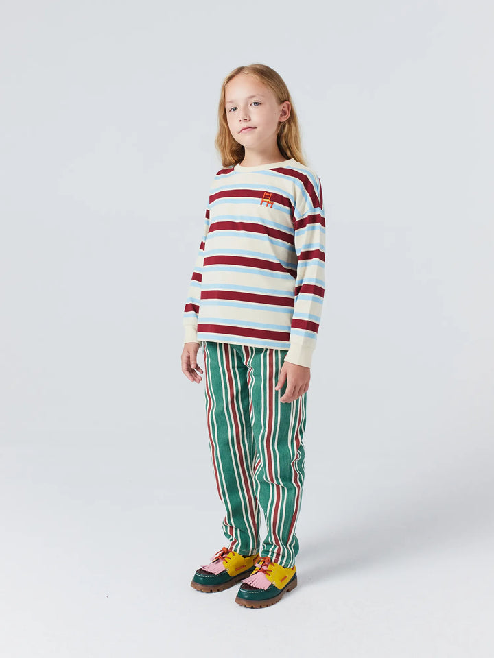 Stripes all over pants
