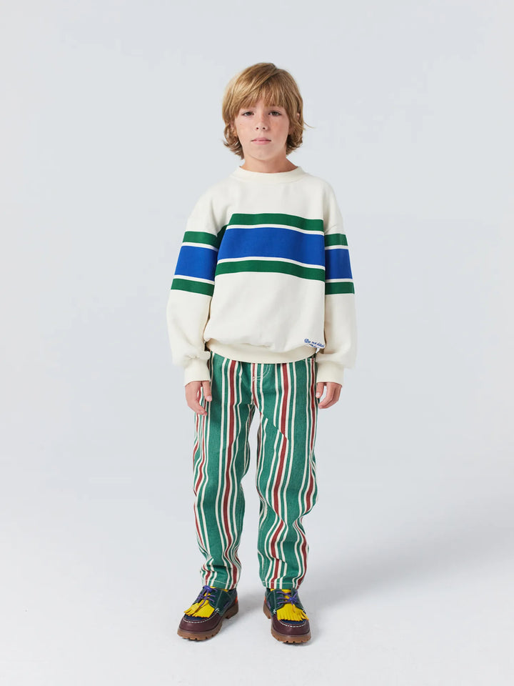 Stripes all over pants