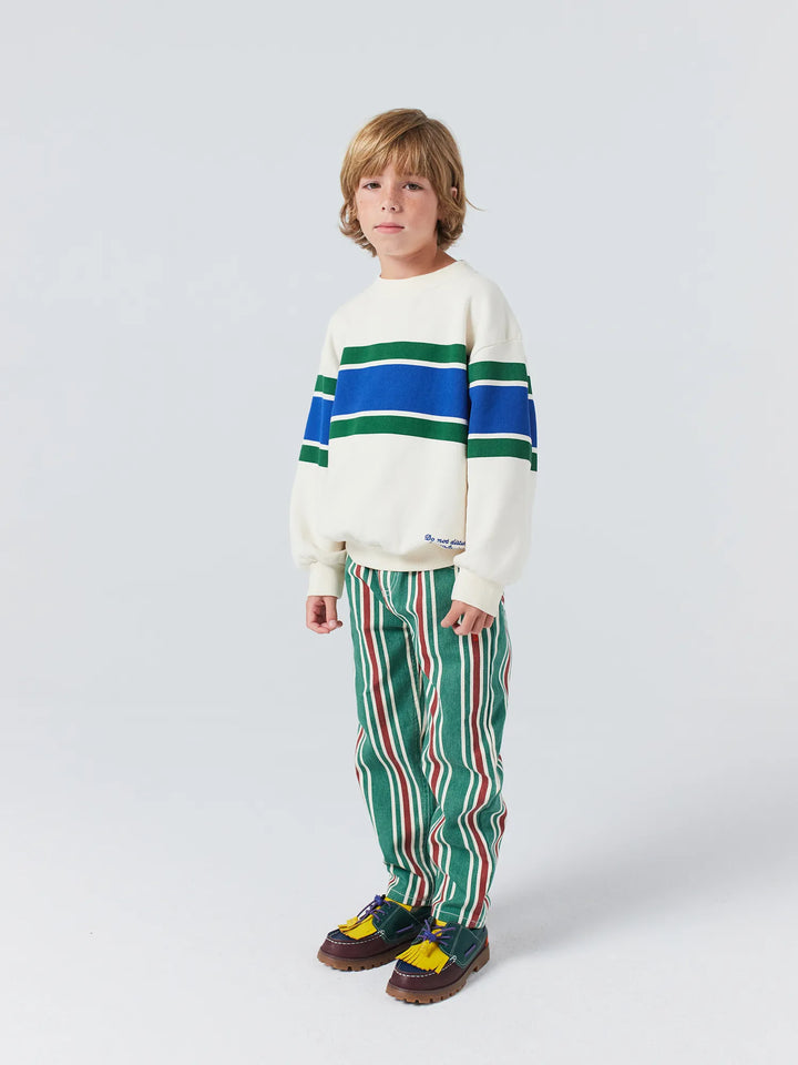Stripes all over pants