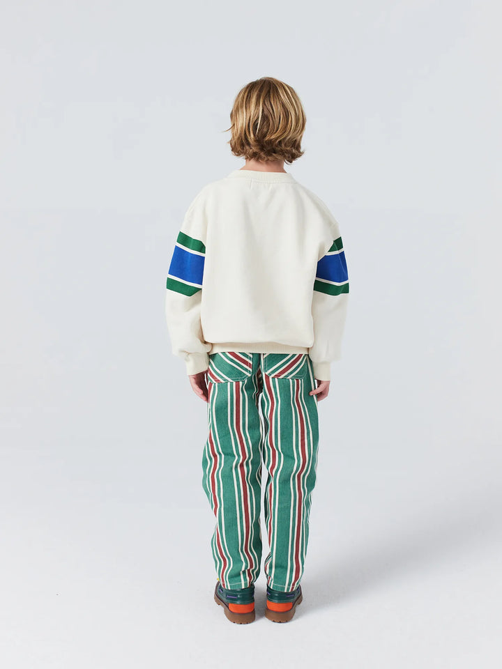 Stripes all over pants