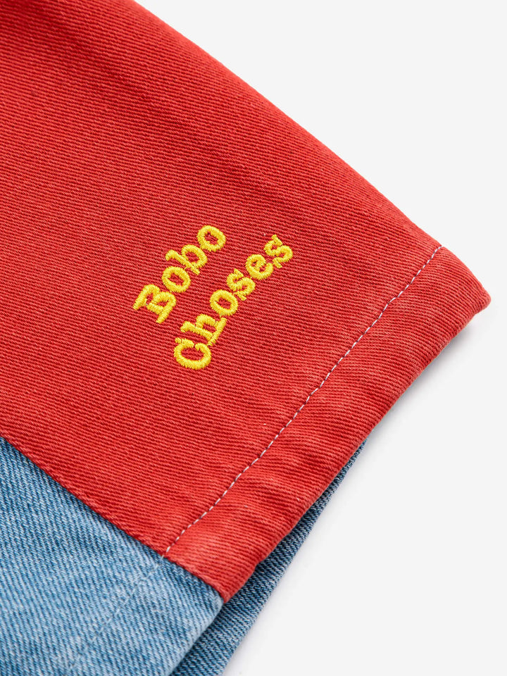 Denim color bermuda