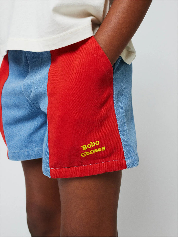 Denim color bermuda