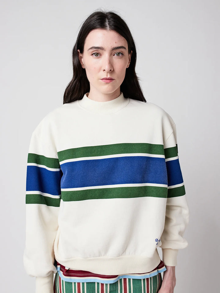 Stripes relaxed sweatshirt