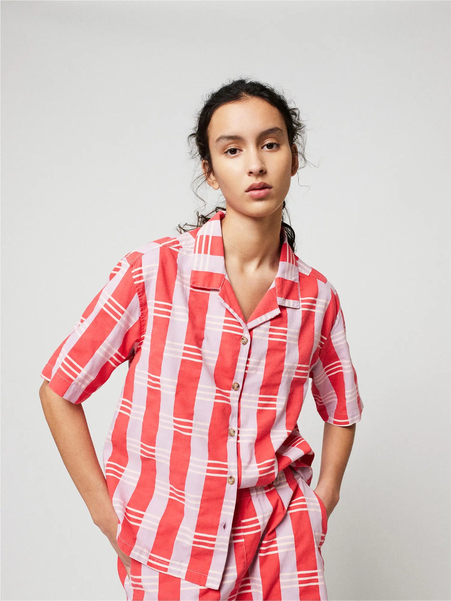 Braided all over shirt