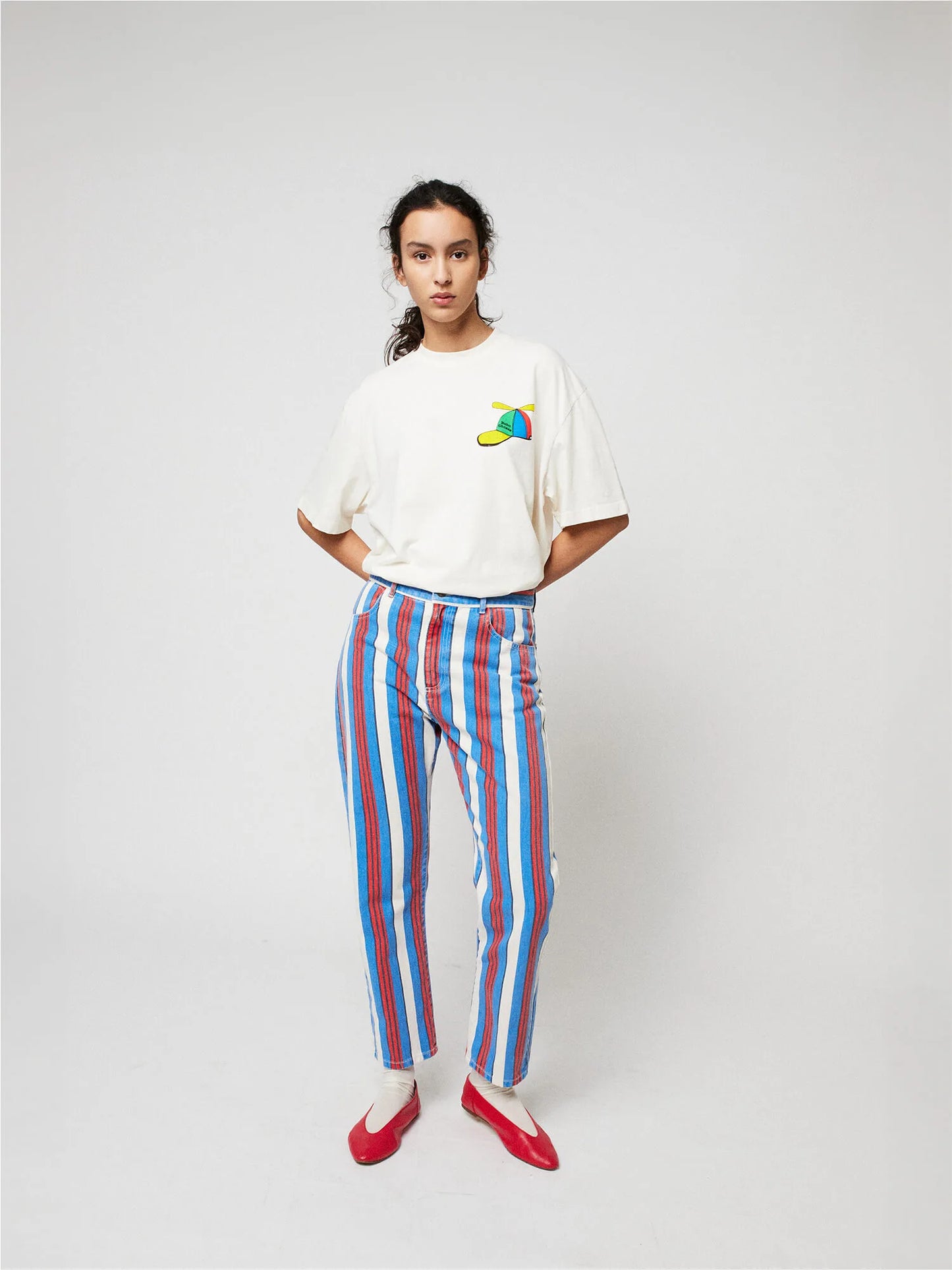 Stripes all over trousers
