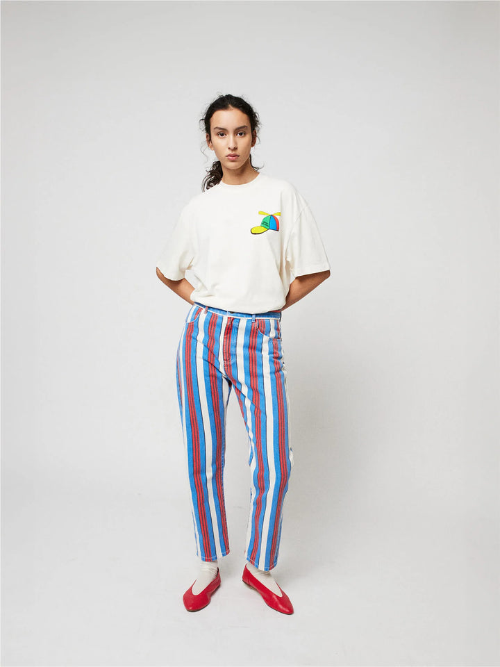 Stripes all over trousers