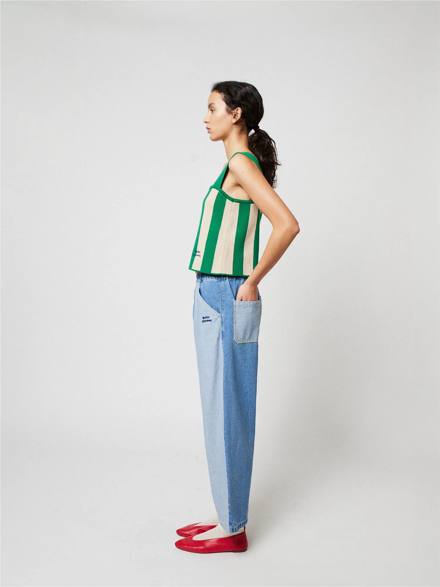Denim trousers
