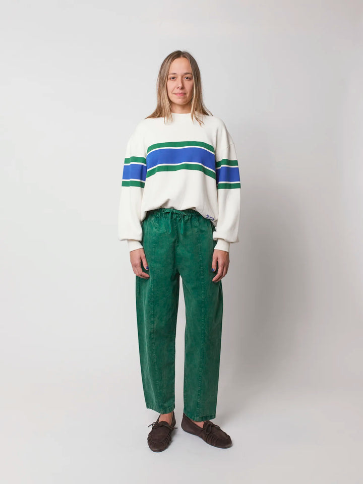 Green cocoon pants
