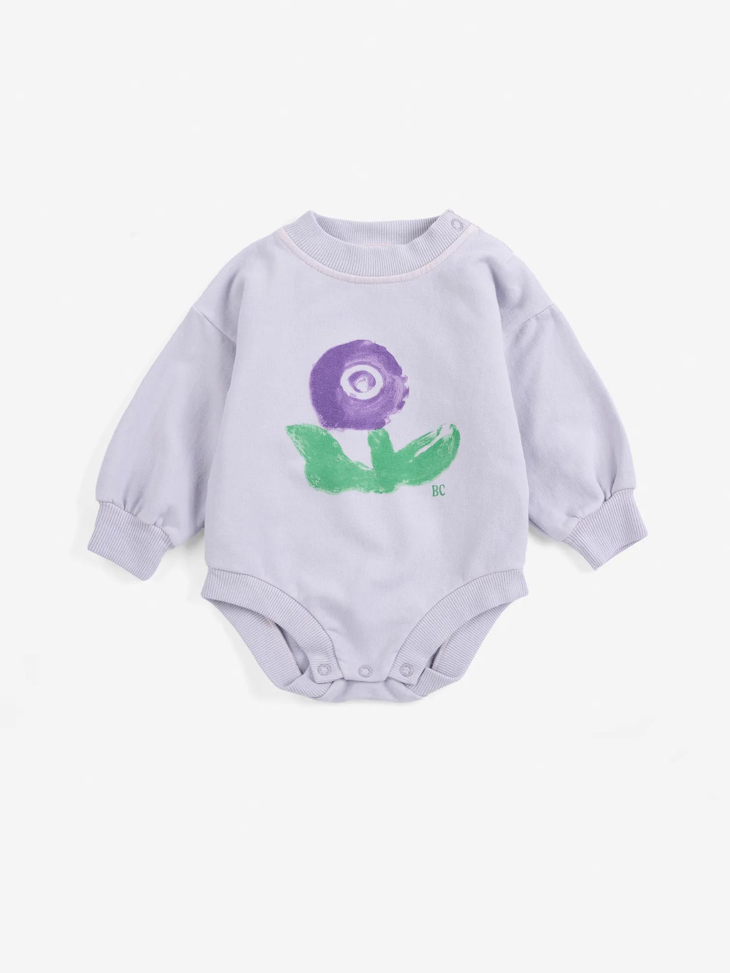 Stamp Bloom 플리스 보디슈트