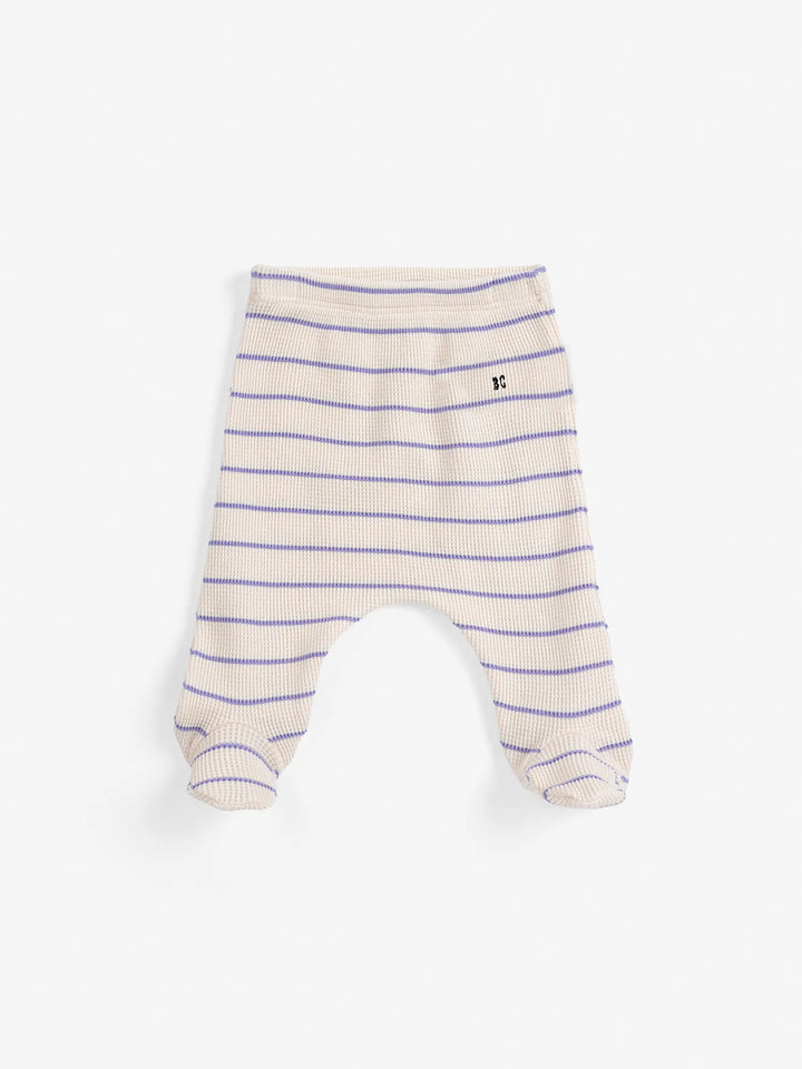 Leggings de rayas con pies Bobo Choses