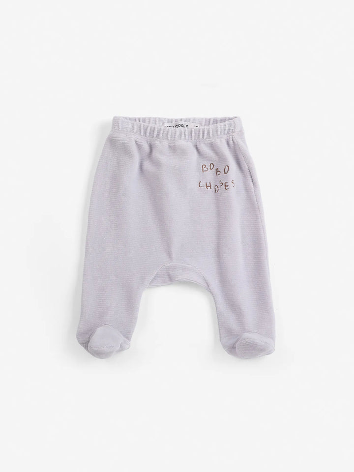 Leggings de terciopelo con pies Bobo Choses