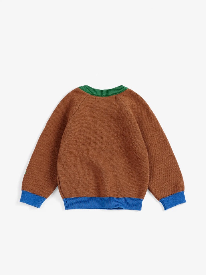 Mush Monster jacquard jumper