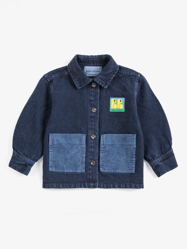 Camisa vaquera para bebé Booo Bo Choses Tag