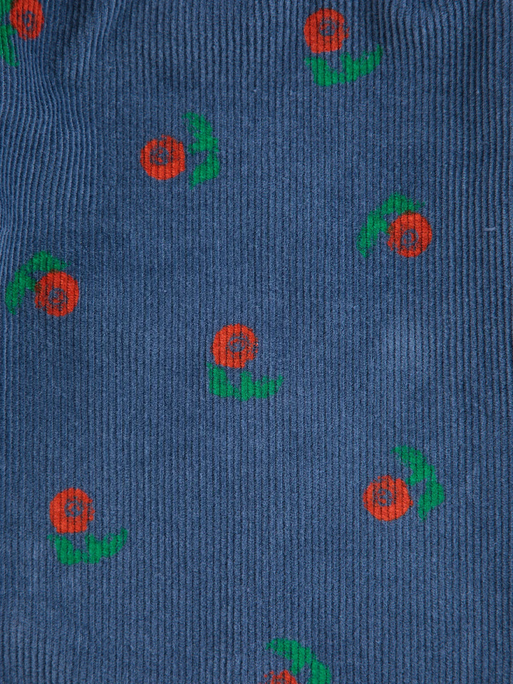 Pantalón de pana con estampado integral Stamp Bloom