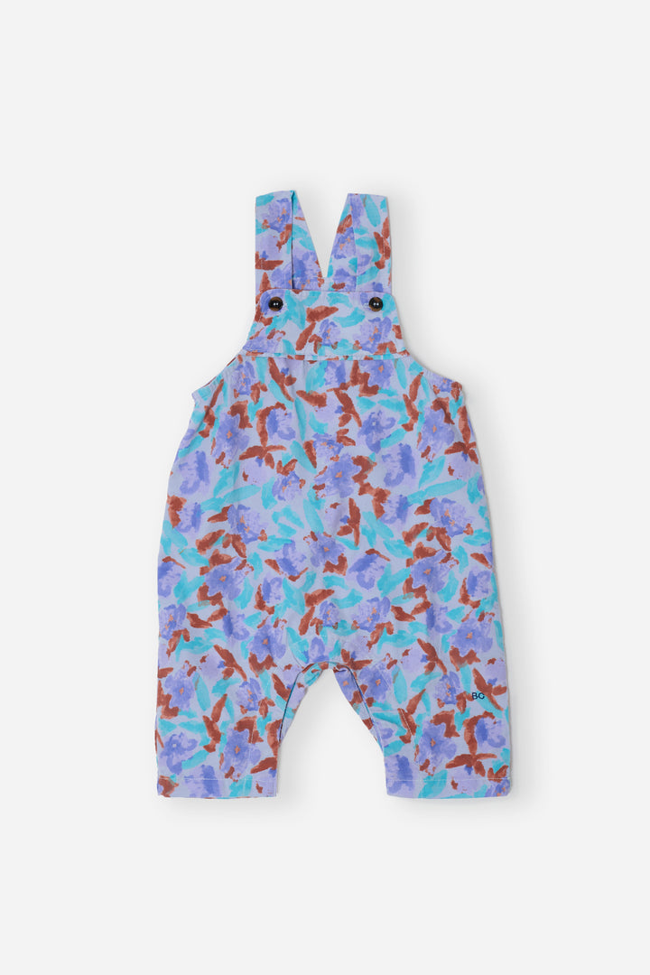 Watercolor all over corduroy overall