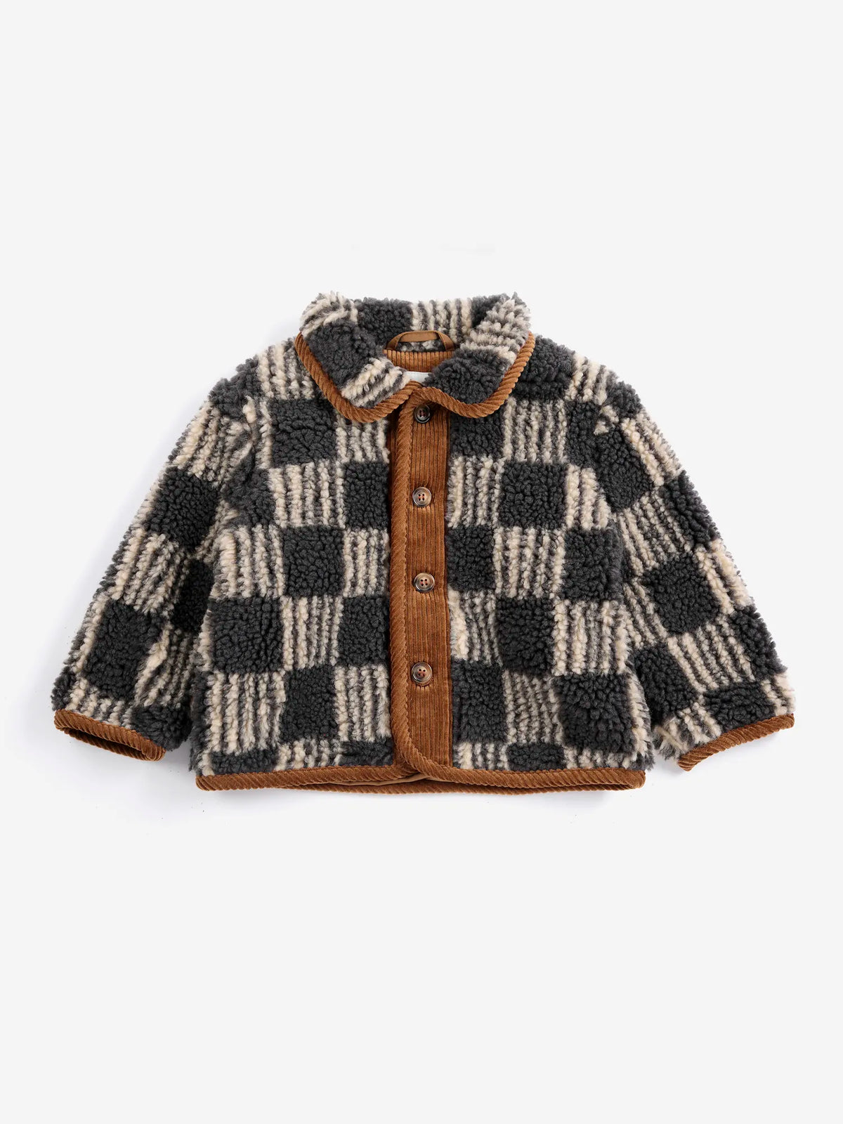 Baby-Lammfelljacke Almost Moiré Allover