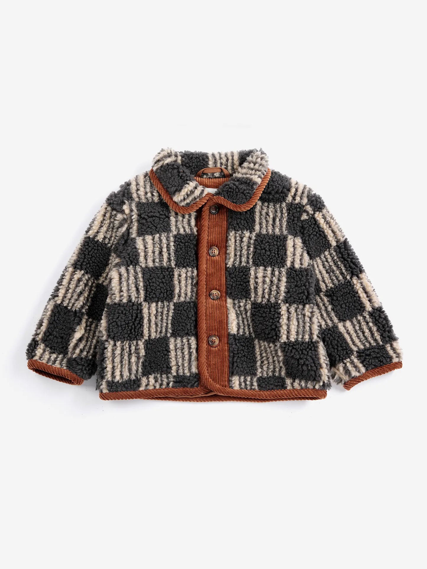 Baby-Lammfelljacke Almost Moiré Allover