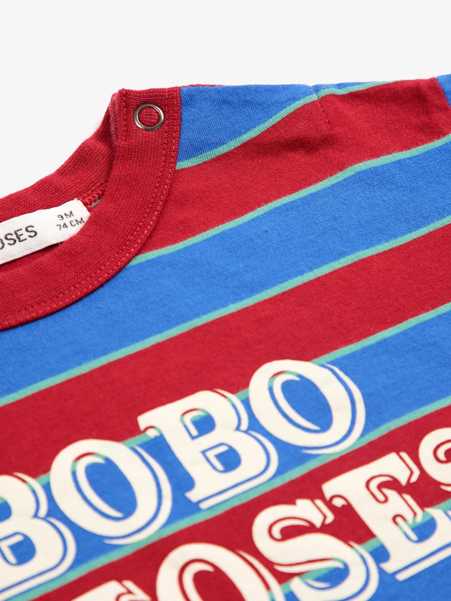 Bobo Choses Embossed 줄무늬 티셔츠