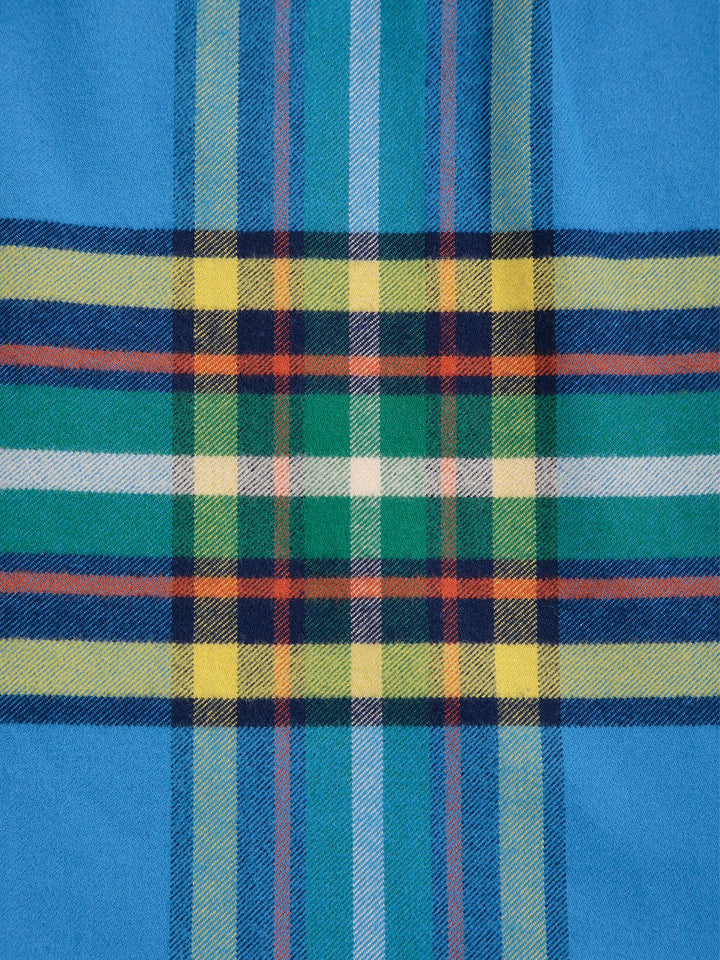 Plaid all over woven dress
