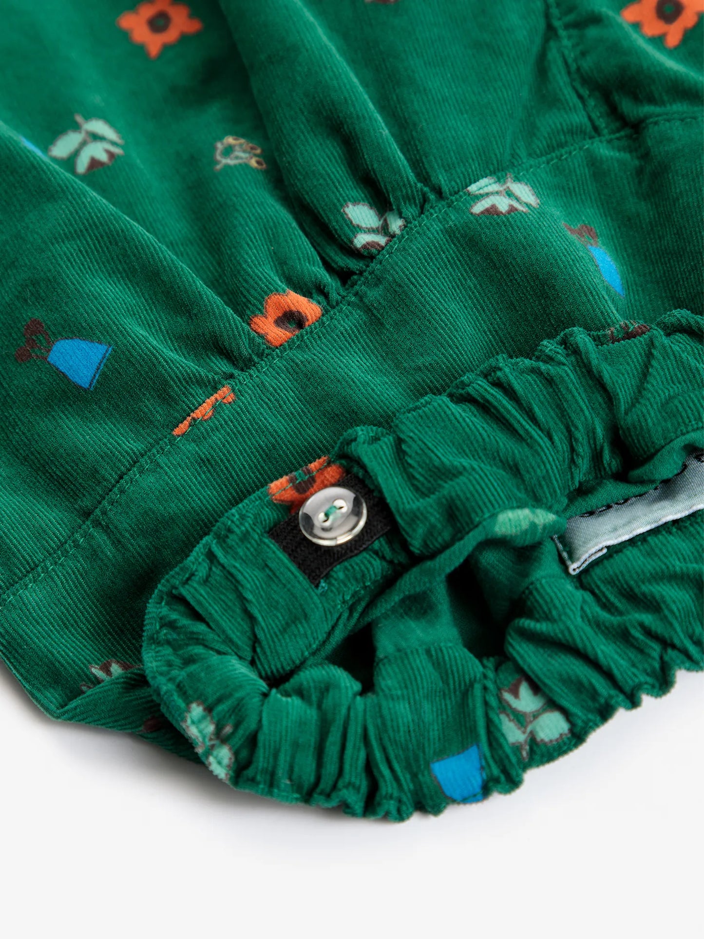 Pantalón de pana con estampado integral Blossom