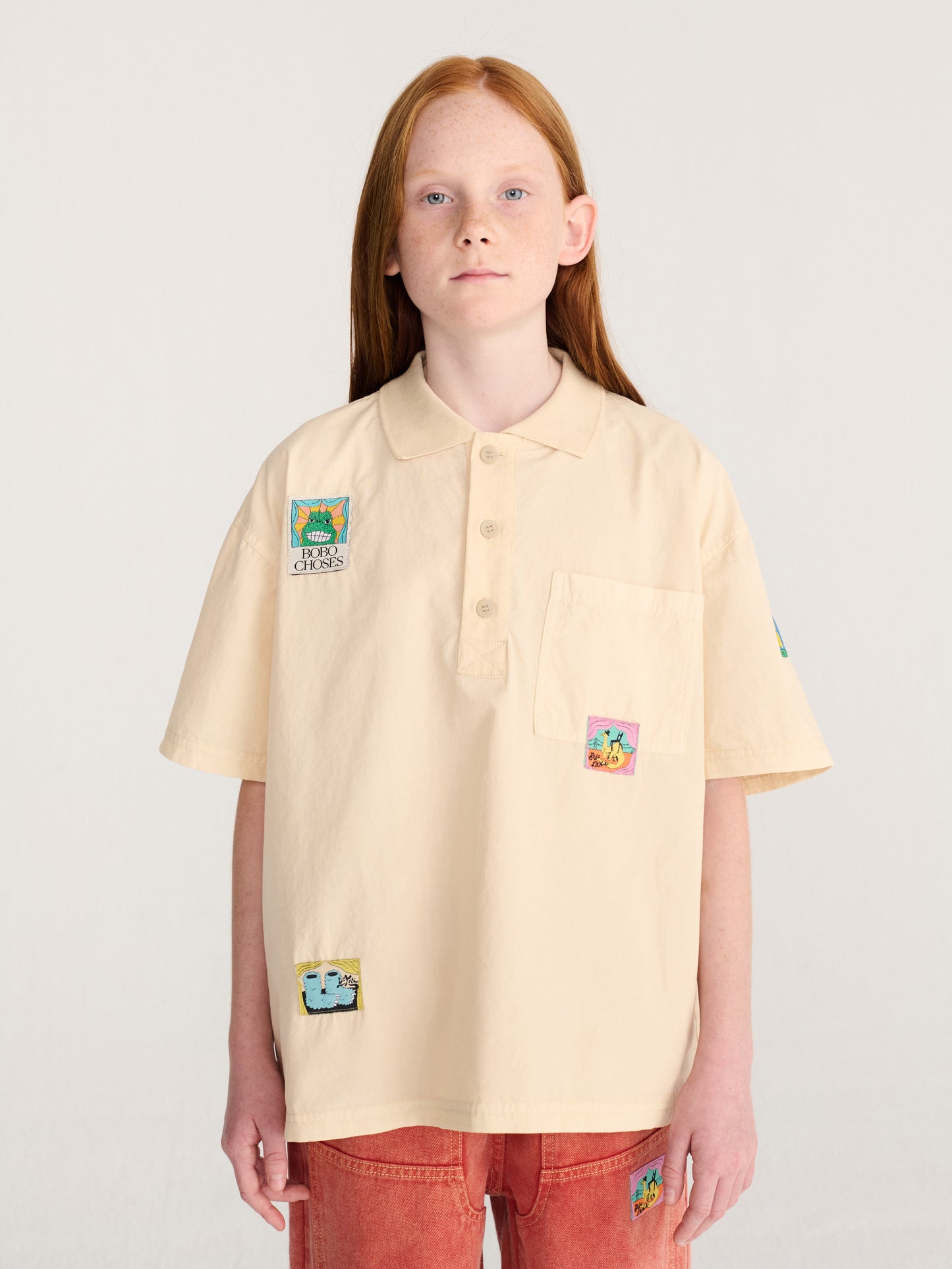 Bobo Labelled boxy shirt