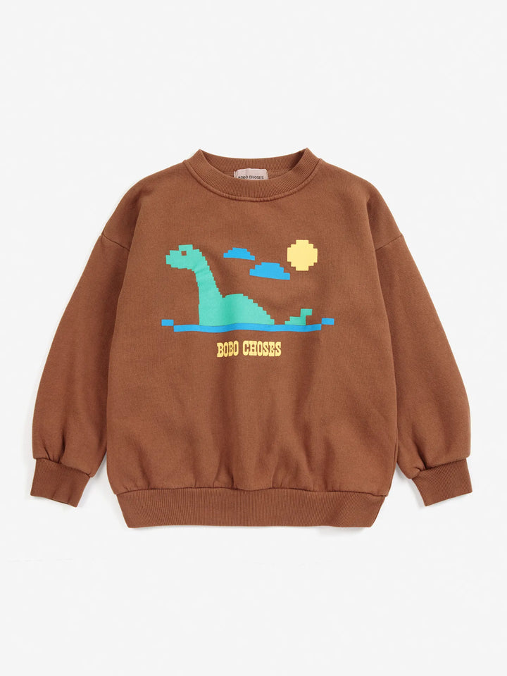 Lake Monster 갈색 스웨트셔츠