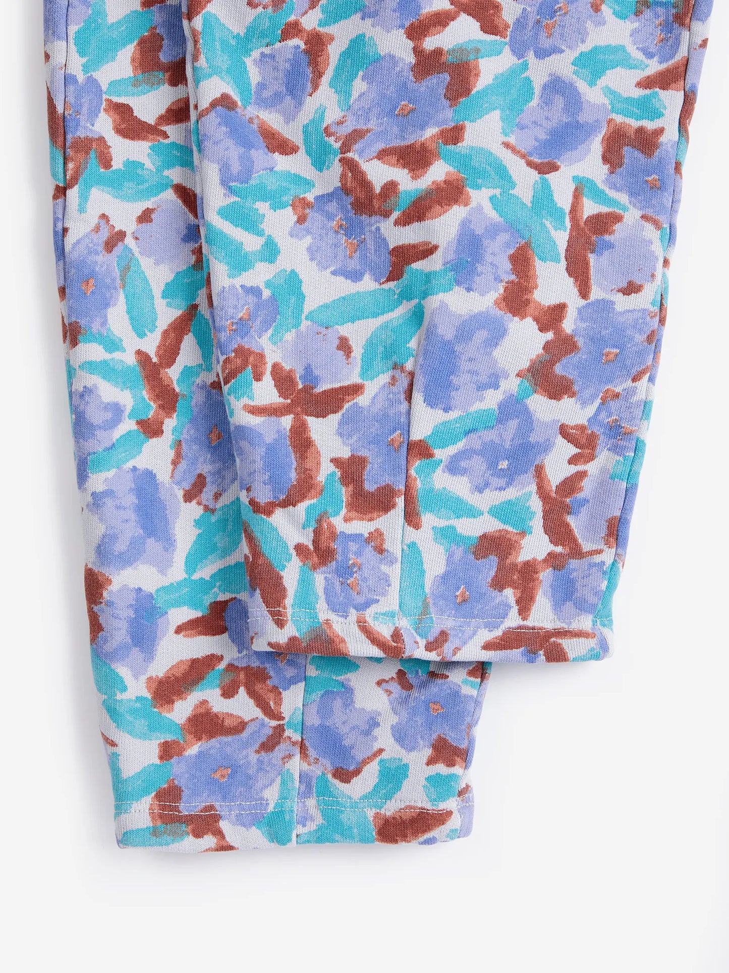 Pantalón jogger de corte cocoon con estampado integral Watercolor