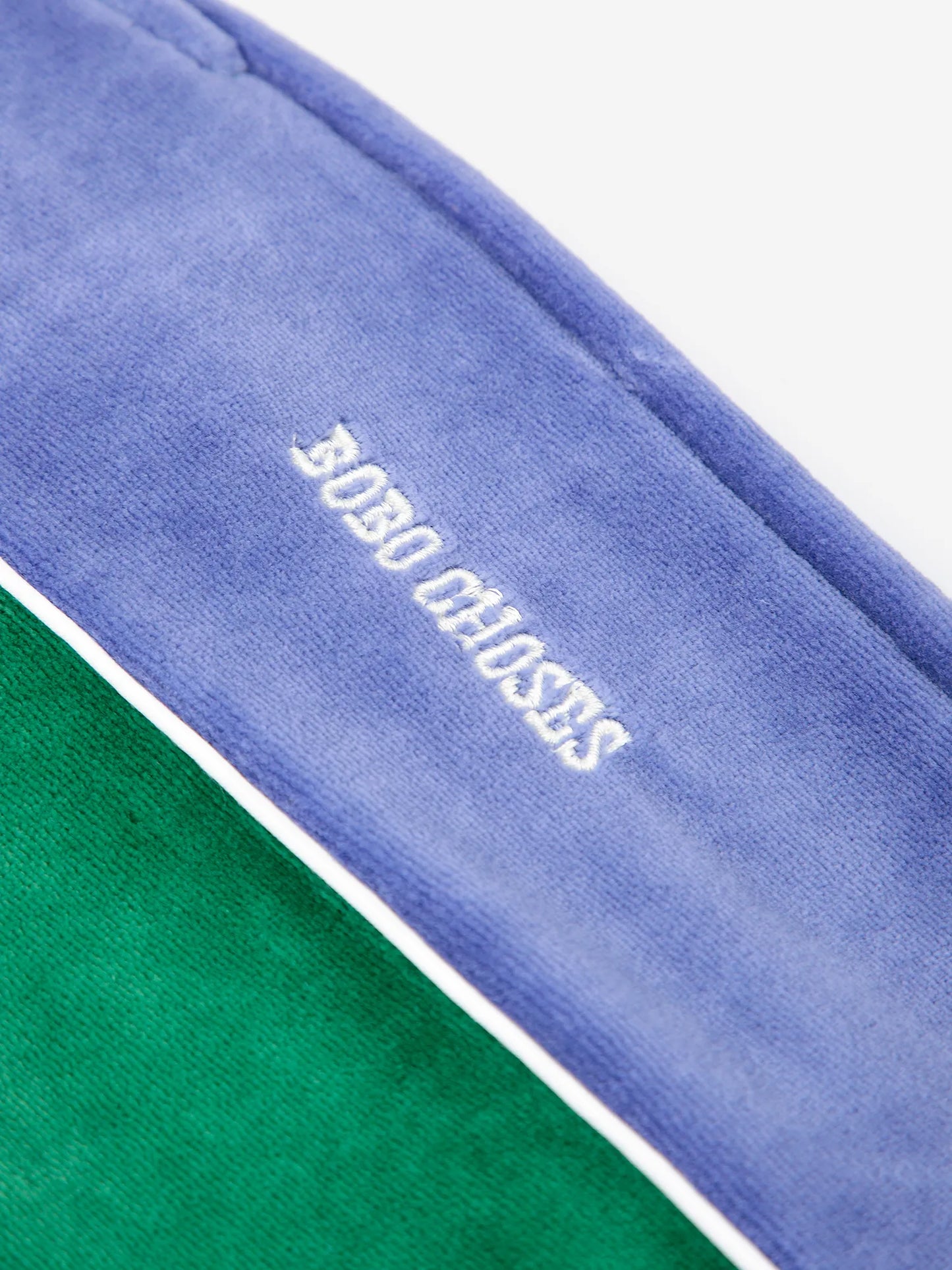 Color Block terry cloth jogging pants