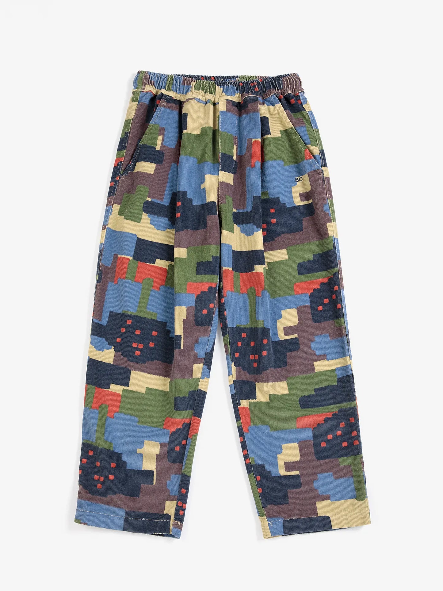 Paint Forest all over corduroy pants