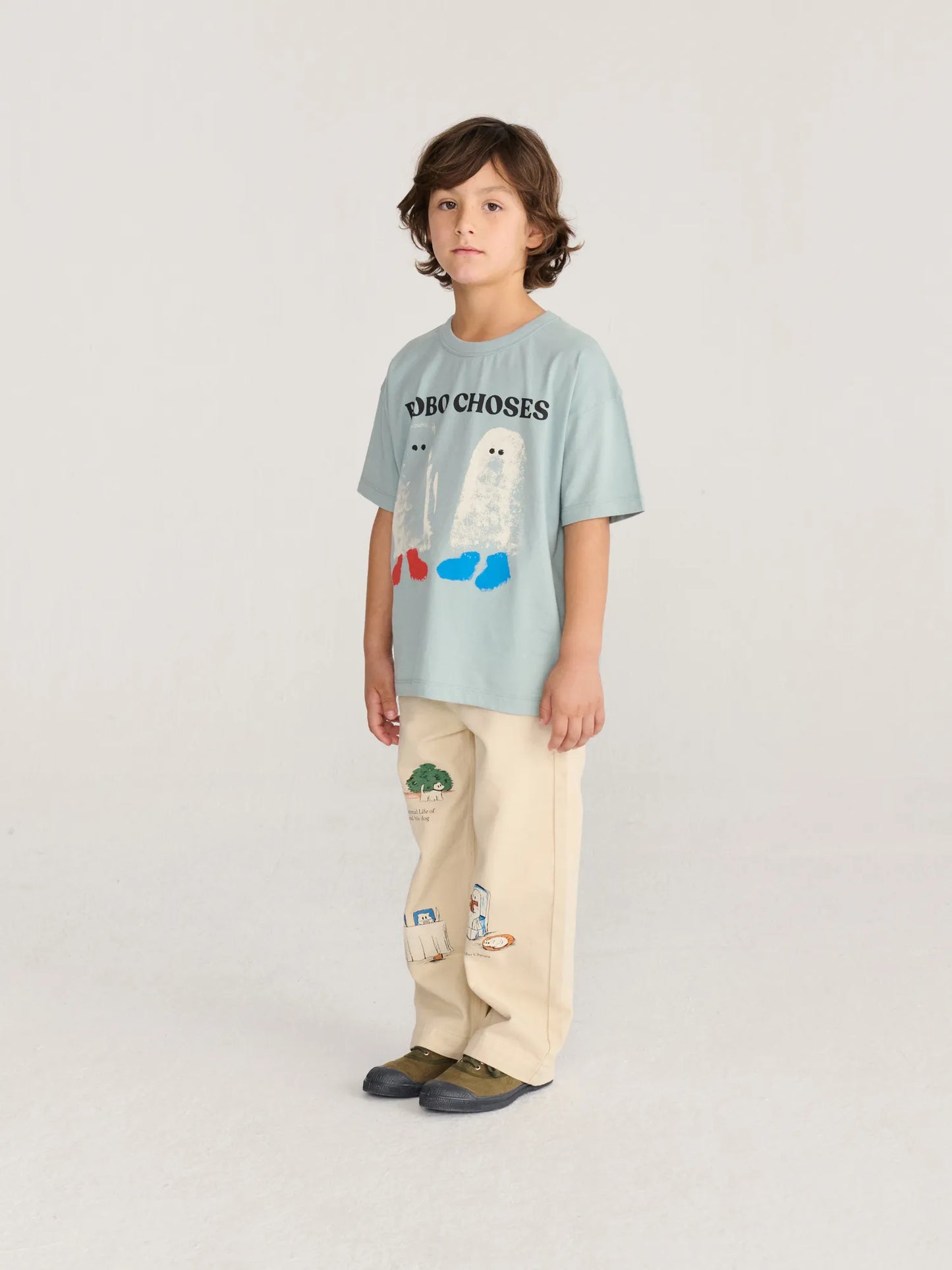 Everyday Ghosts twill pants