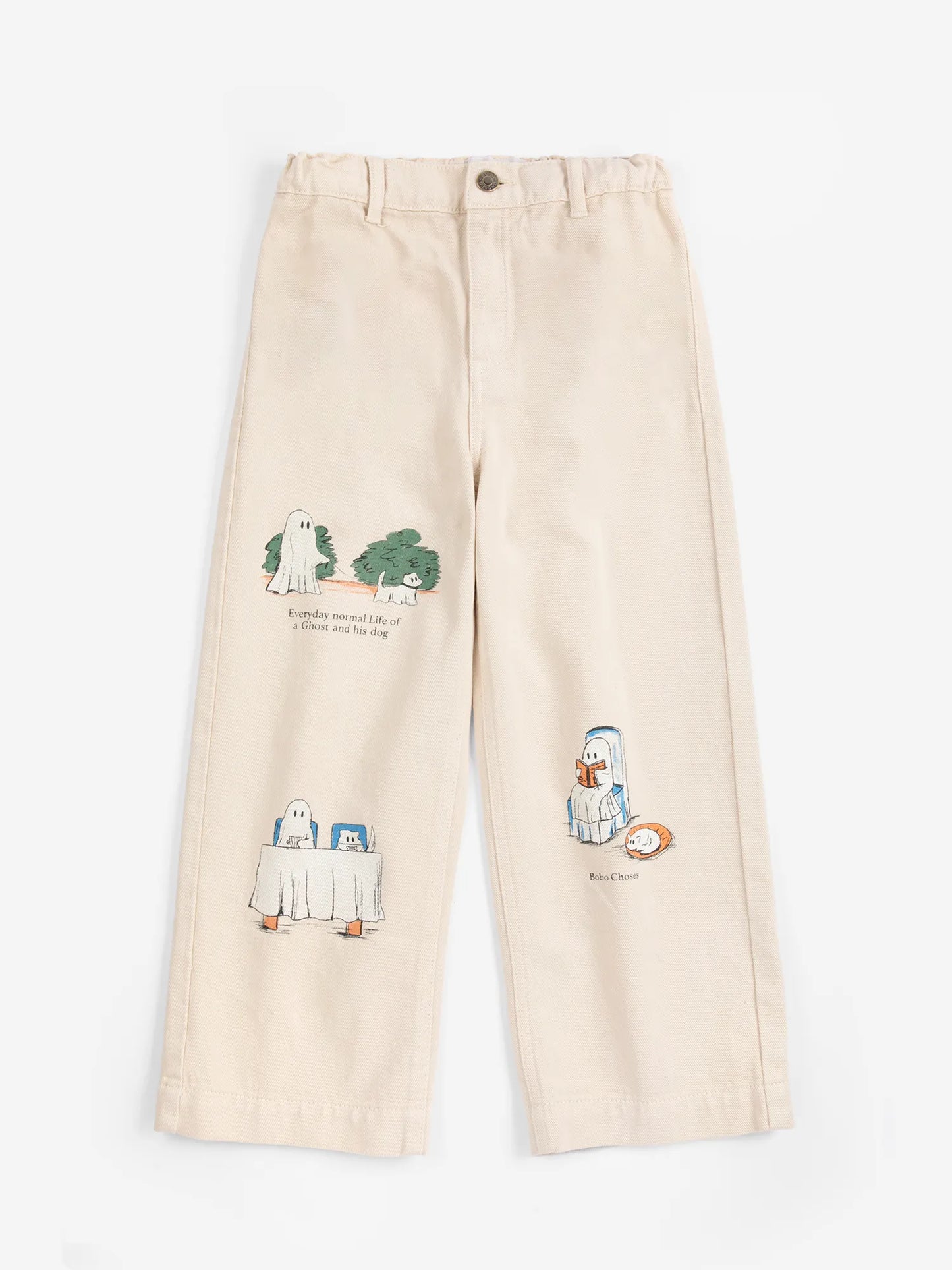 Everyday Ghosts twill pants