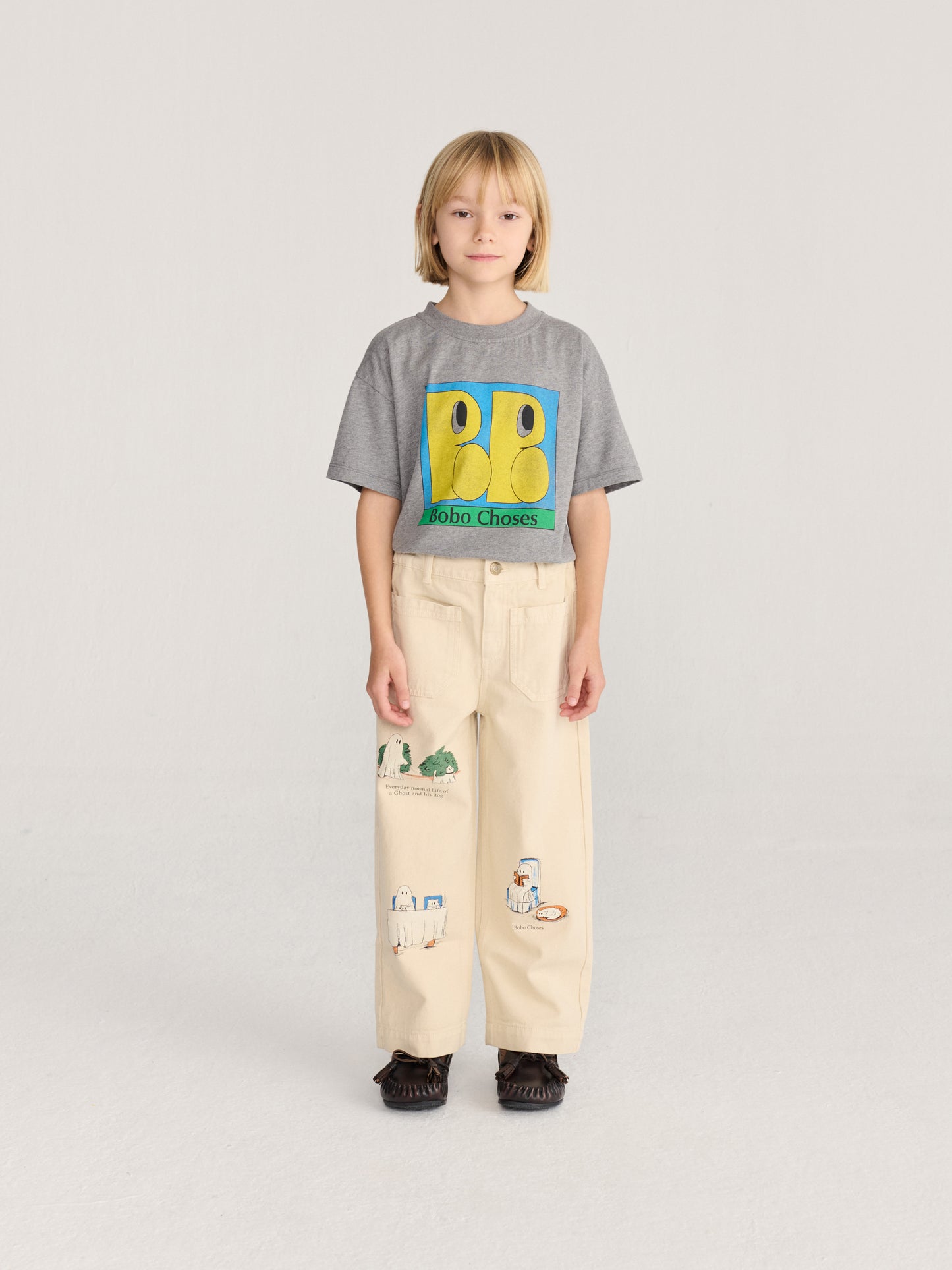 Everyday Ghosts twill pants