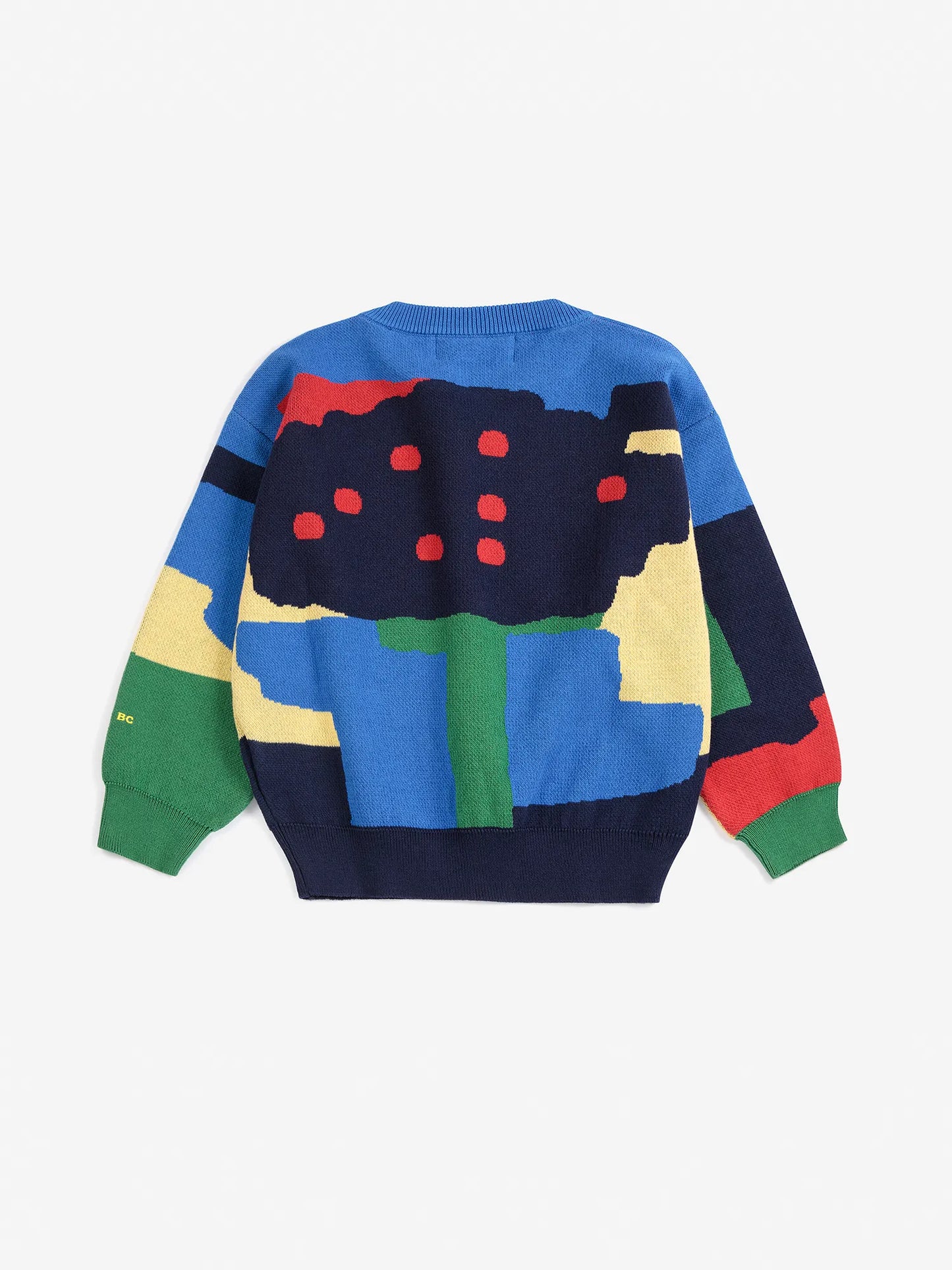 Paint Forest all over jacquard jumper