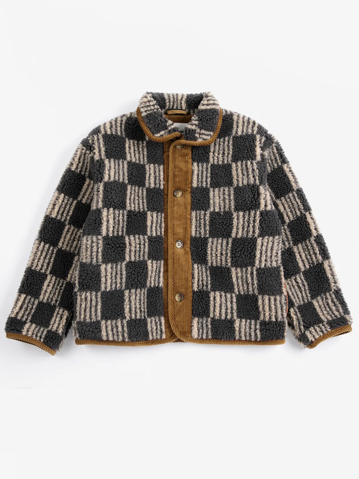 Veste en peau de mouton enfant all-over Almost Moiré