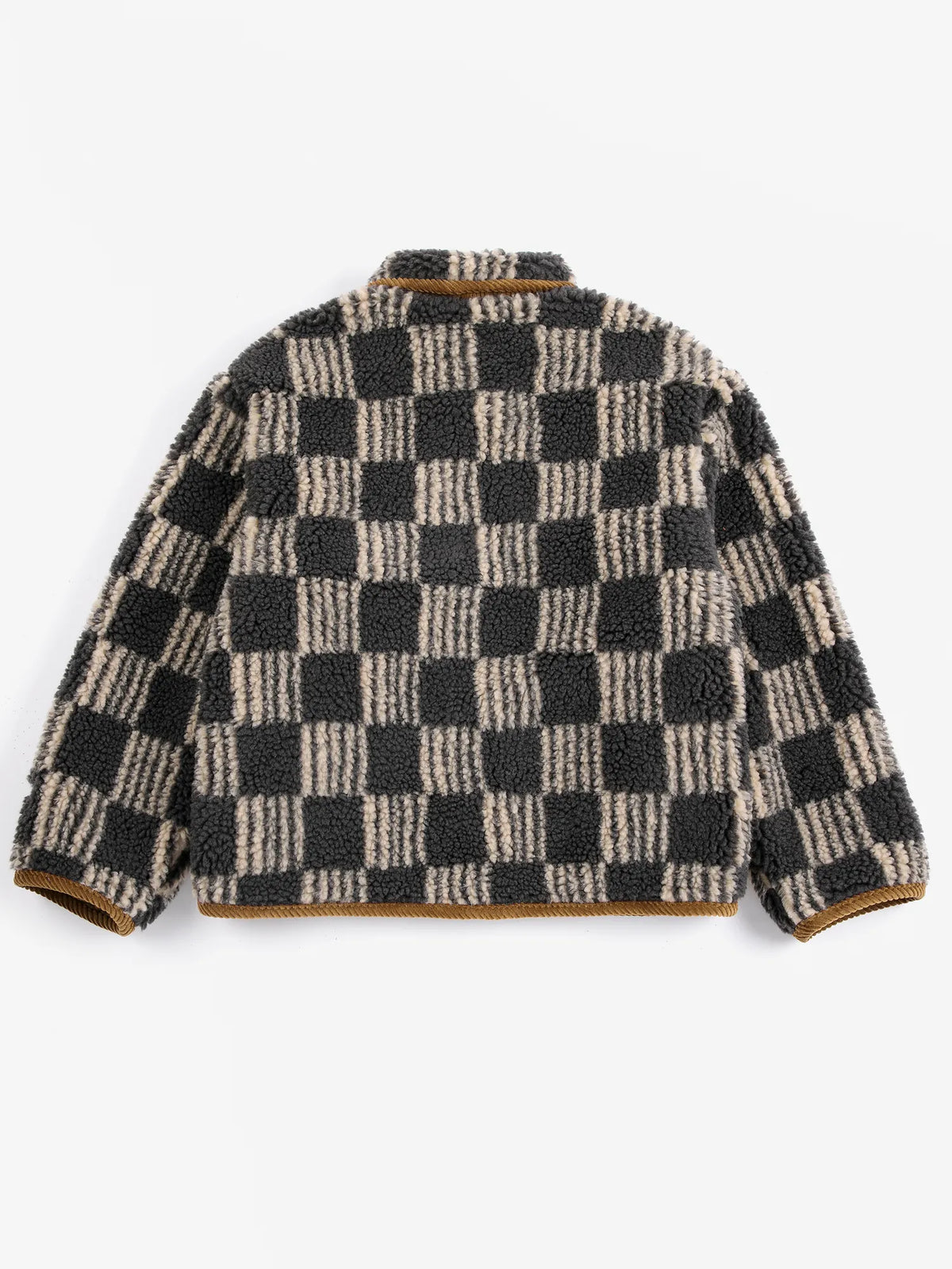 Almost Moiré all over sheepskin jacket