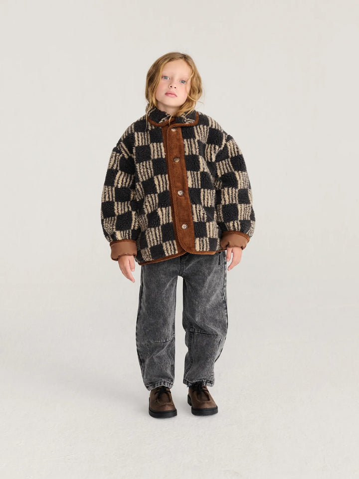Jaqueta borreguet infantil estampat Almost Moiré