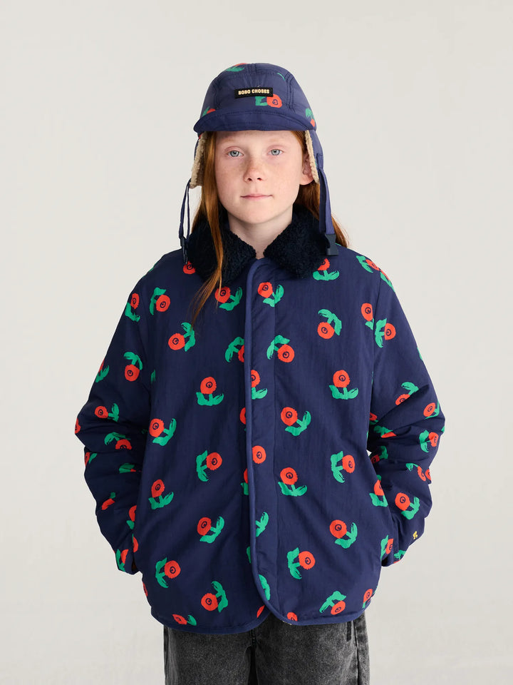 Jaqueta reversible estampat Stamp Bloom