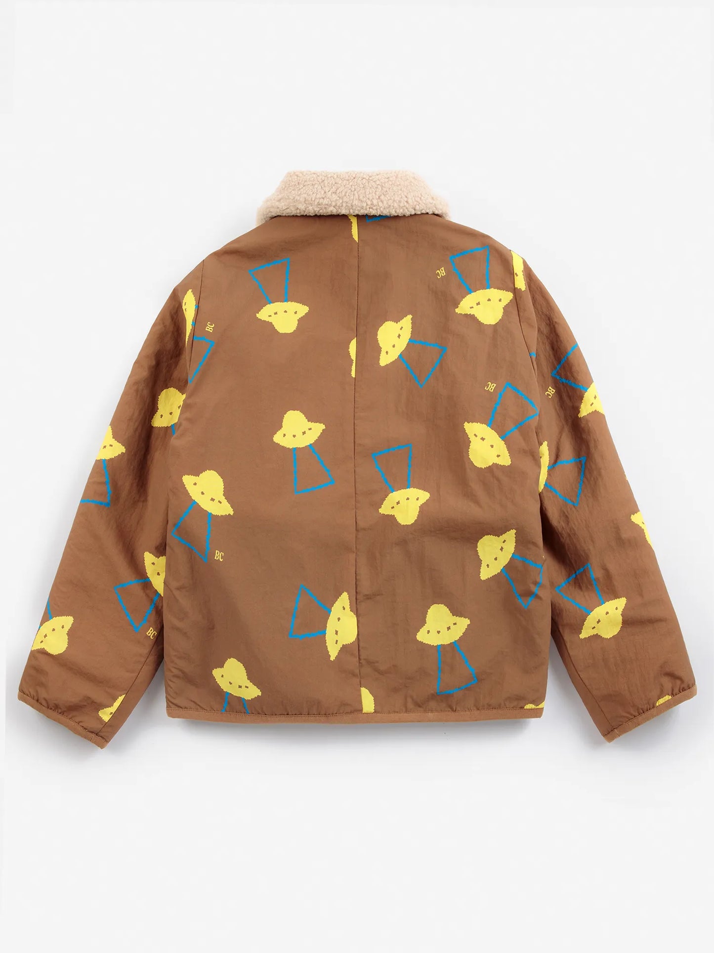 Pixel Abduction all over reversible jacket