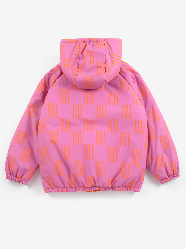Anorac rosa reversible estampat Almost Moiré